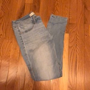 Abercrombie skinny light wash jeans